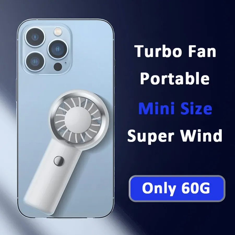 2025 New Ultralight 60G Mini Portable Handheld Fan, Rechargeable Air Cooler for Travel & Shopping, Pocket-Sized Cooling Device showcase 5