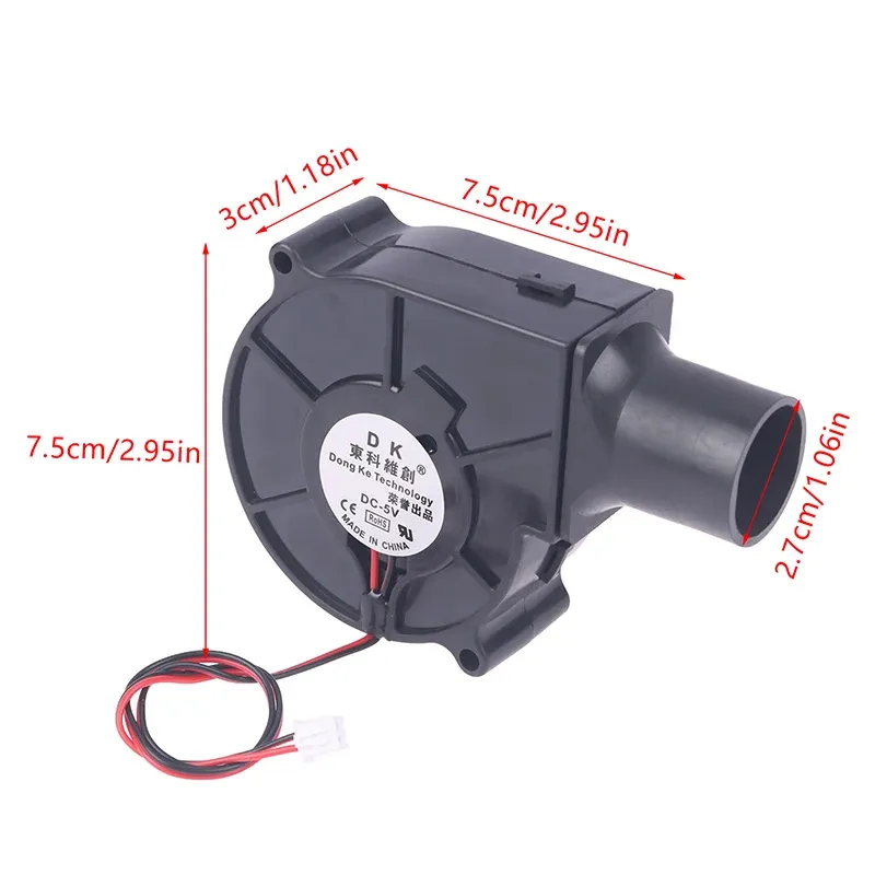 Portable Metal BBQ Fan Blower 2500RPM Centrifugal Radial Air Cooler for Charcoal Grills, Stoves, and Ventilation Projects showcase 9