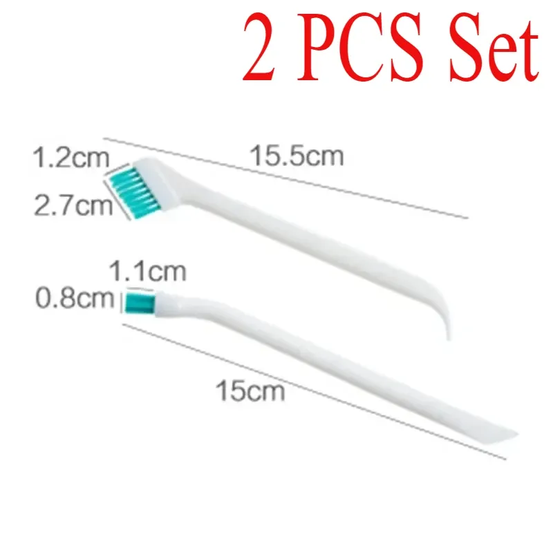 2pcs Cleaning Brush Set with Long Handle for Narrow Gaps - Ideal for Baby Bottles, Kitchen Sinks, and Household Cleaning - Durable ABS & Nylon Bristles thumbnail 1