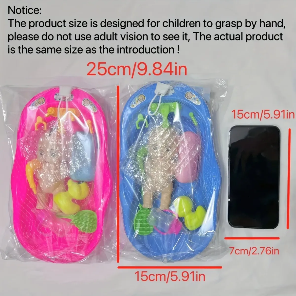 Realistic Baby Doll Bath Toy Set with Bathtub, Shower, Accessories, Soap, Duck, Bottle - Pretend Play for Kids showcase 9