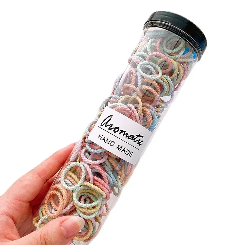 100 Pcs Elastic Hair Bands for Girls & Babies - Durable Hair Ties, Scrunchies, Head Rope for Kids & Toddlers - Essential Hair Accessories for Everyday & Special Occasions thumbnail 6