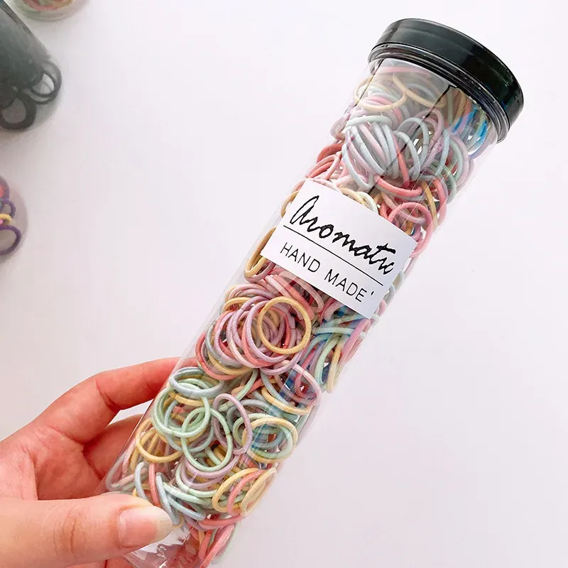 100 Pcs Elastic Hair Bands for Girls & Babies - Durable Hair Ties, Scrunchies, Head Rope for Kids & Toddlers - Essential Hair Accessories for Everyday & Special Occasions thumbnail 4