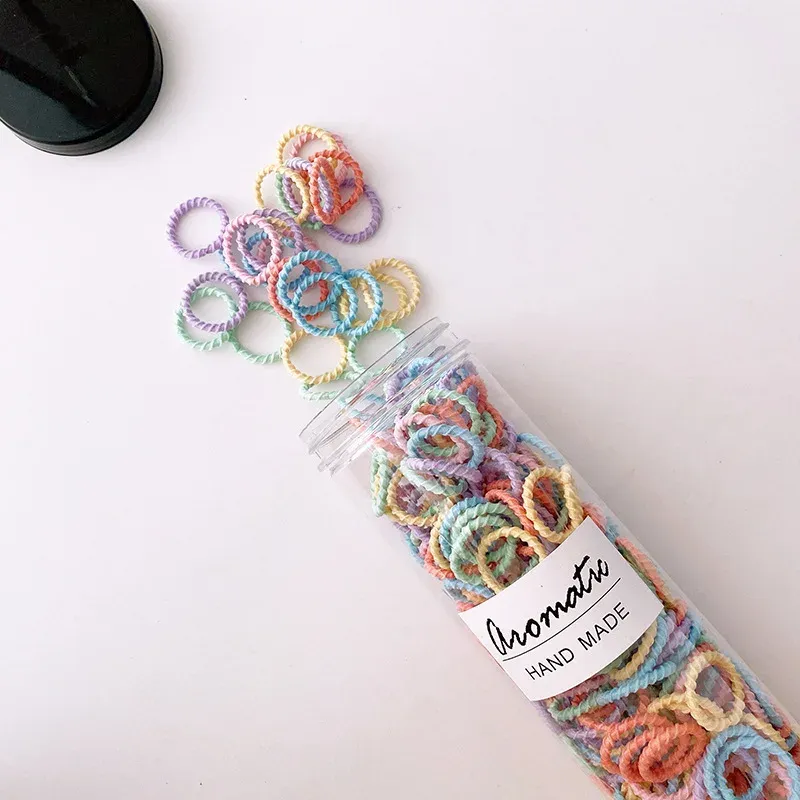 100 Pcs Elastic Hair Bands for Girls & Babies - Durable Hair Ties, Scrunchies, Head Rope for Kids & Toddlers - Essential Hair Accessories for Everyday & Special Occasions showcase 33