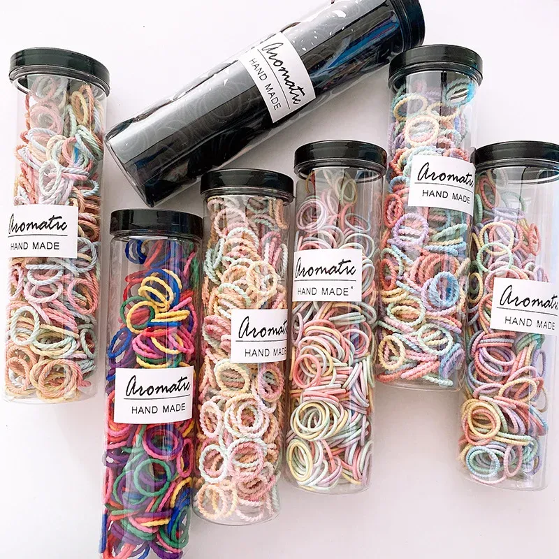 100 Pcs Elastic Hair Bands for Girls & Babies - Durable Hair Ties, Scrunchies, Head Rope for Kids & Toddlers - Essential Hair Accessories for Everyday & Special Occasions showcase 21