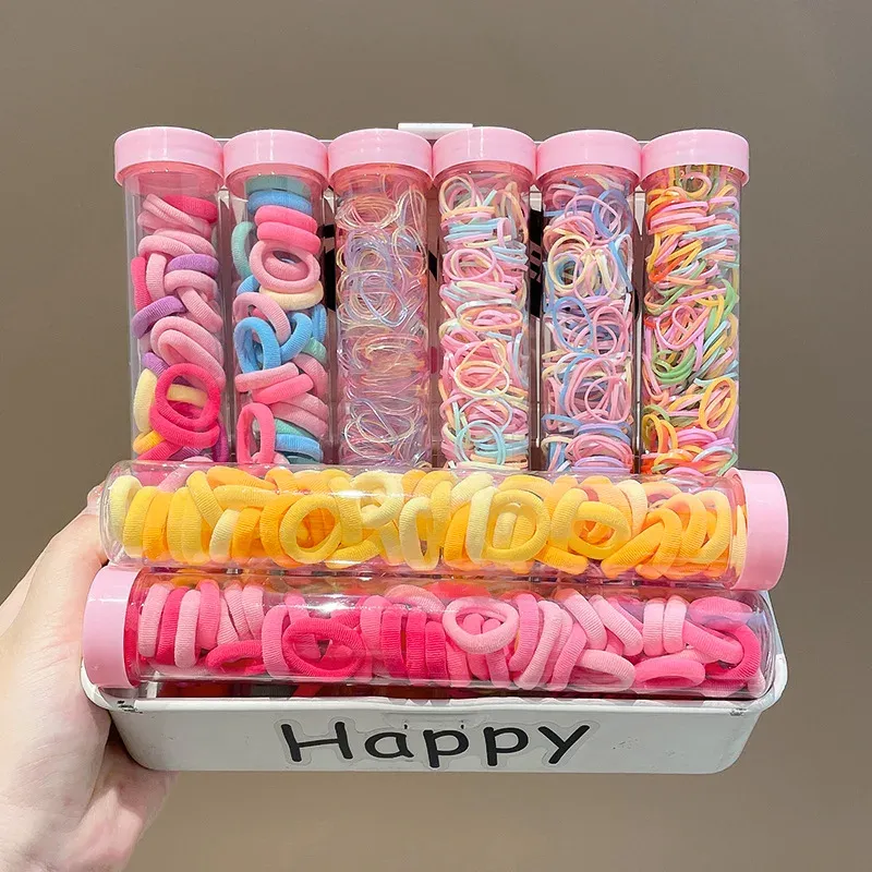 100 Pcs Elastic Hair Bands for Girls & Babies - Durable Hair Ties, Scrunchies, Head Rope for Kids & Toddlers - Essential Hair Accessories for Everyday & Special Occasions showcase 16