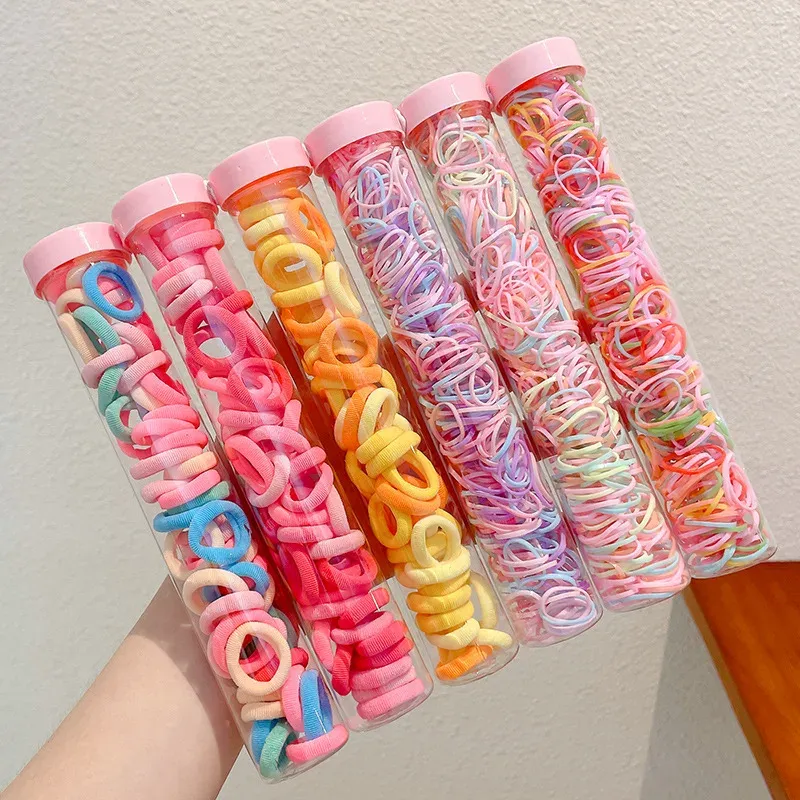 100 Pcs Elastic Hair Bands for Girls & Babies - Durable Hair Ties, Scrunchies, Head Rope for Kids & Toddlers - Essential Hair Accessories for Everyday & Special Occasions showcase 11