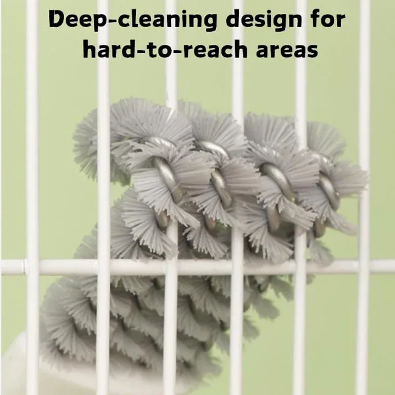 1pc Bird Cage Cleaning Brush Tool for Budgies Cockatiels - Parrot Cage Sanitary Brush Accessories for Easy Poop Removal showcase 3