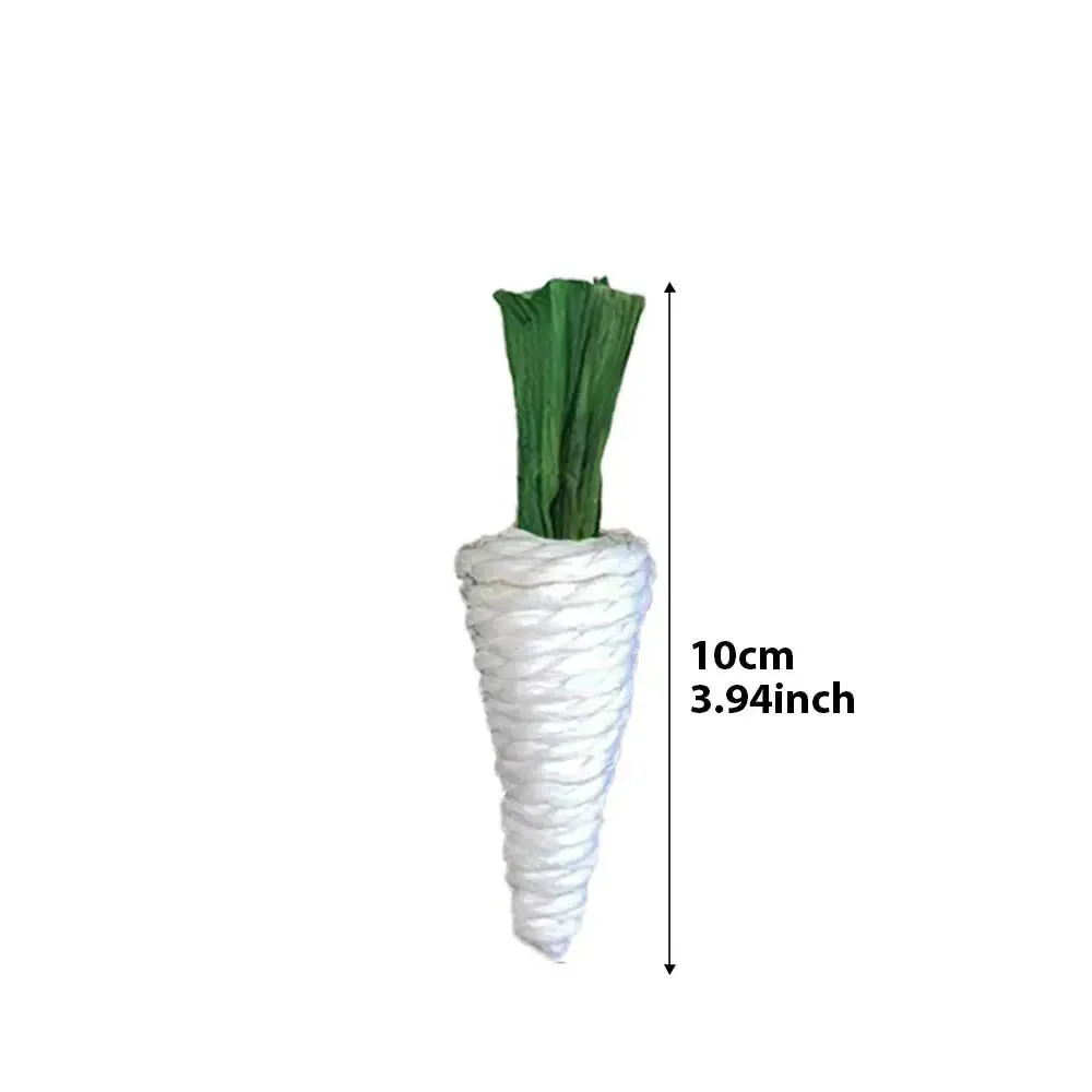 Natural Chew Toys for Small Pets: Rabbit, Hamster, Parrot - Apple Branch, Straw Rope, Corn Rattan Ball - Bird Cage Hanging Accessories showcase 11