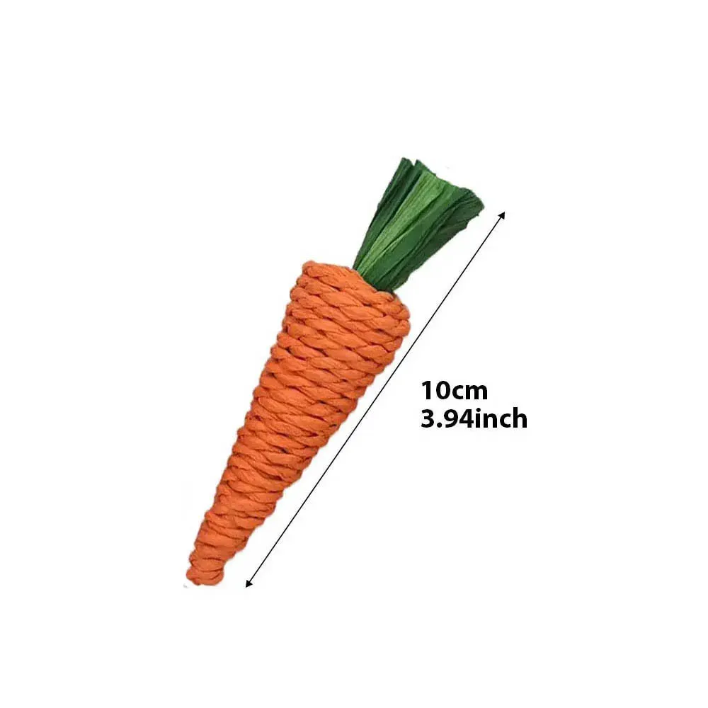 Natural Chew Toys for Small Pets: Rabbit, Hamster, Parrot - Apple Branch, Straw Rope, Corn Rattan Ball - Bird Cage Hanging Accessories showcase 12