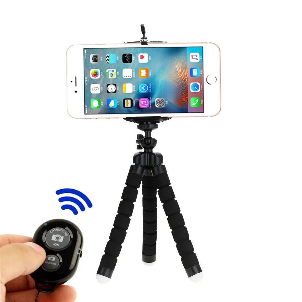Flexible Mini Octopus Tripod for Smartphones & Cameras - Portable, Lightweight Stand with Universal Mount & Remote Option for Stable Photos & Videos showcase 2