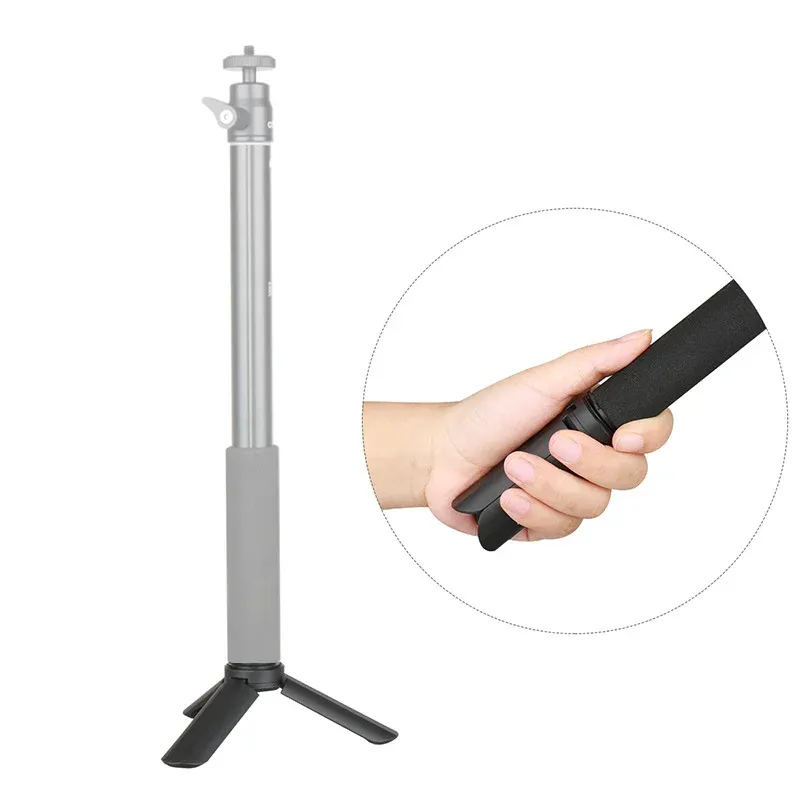 Portable Mini Table Tripod Stand with 1/4" Screw - Ideal for GoPro, Cameras, Phones, Ring Lights, Gimbals & Vlogging thumbnail 5