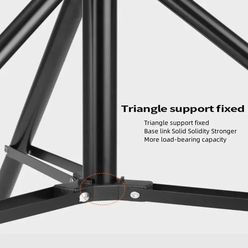 Heavy Duty Metal Alloy Light Stand 160cm Tripod for Photo Studio Softbox Video Flash Reflector Lighting Background Stand with 1/4" Interface and Storage Bag showcase 6