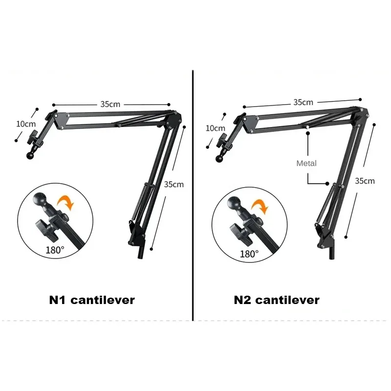 Professional Live Stand for Mobile Phones with Overhead Lighting, Fixed Shooting Camera Mount, Video Recording Selfie Stick for Content Creators thumbnail 3