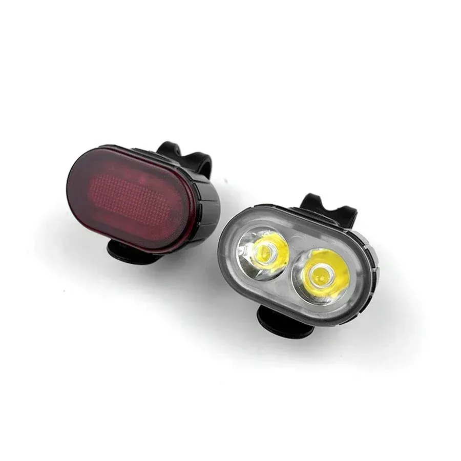 Rechargeable LED Bicycle Light Set - Front Headlight & Rear Taillight, IPX4 Waterproof, 4 Modes, USB Type-C for Road Mountain Biking Night Safety showcase 12