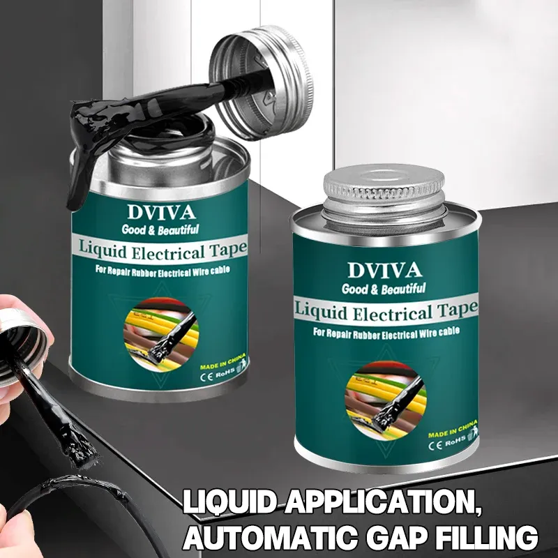 Waterproof Liquid Electrical Tape - Insulating Sealant Paste for Wires & Cables, Quick Drying, Flexible Rubber Formula for Home & Outdoor Use thumbnail 1