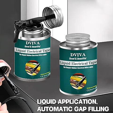 Waterproof Liquid Electrical Tape - Insulating Sealant Paste for Wires & Cables, Quick Drying, Flexible Rubber Formula for Home & Outdoor Use