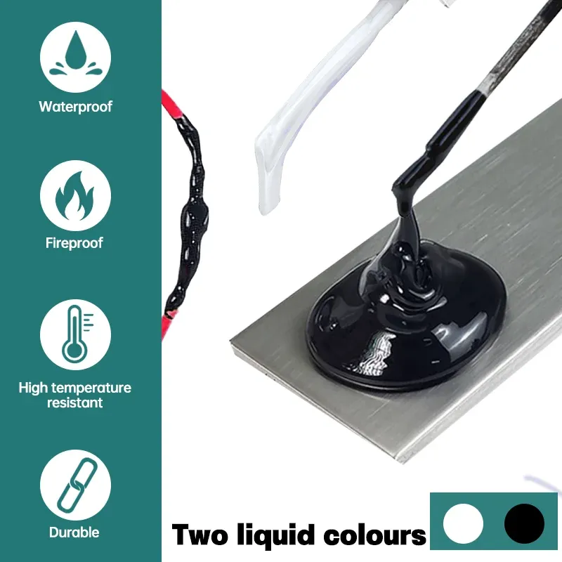 Waterproof Liquid Electrical Tape - Insulating Sealant Paste for Wires & Cables, Quick Drying, Flexible Rubber Formula for Home & Outdoor Use thumbnail 6