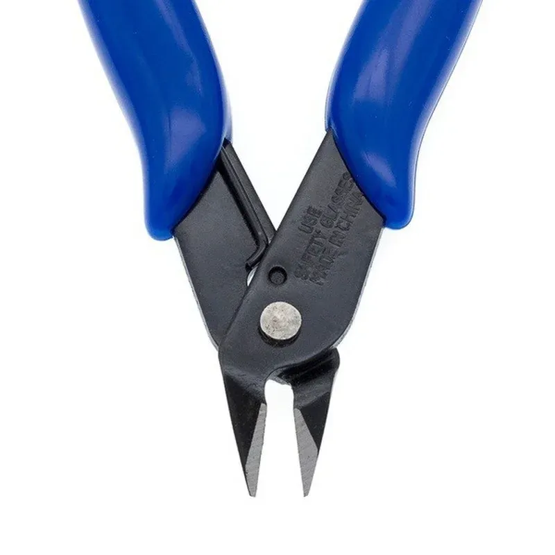 Premium Diagonal Cutting Pliers - 50 Steel Hardened Jaws, Anti-Slip Rubber Handle, Spring Loaded for Electrical Wire, Cable, Jewelry, Model Making, Fishing thumbnail 3