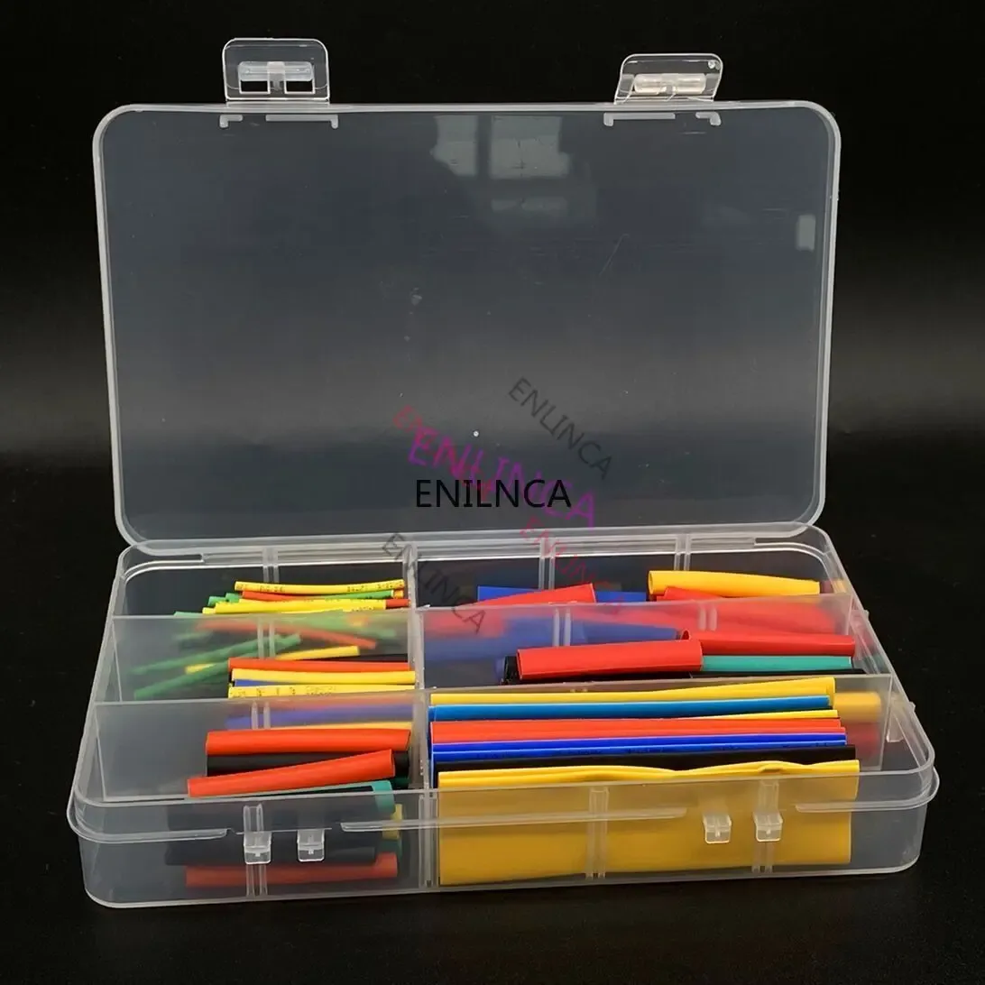 Assorted Heat Shrink Tubing Kit 127-750pcs - Flame Retardant Polyolefin Wire Cable Insulation Sleeving for Electrical Connections thumbnail 4