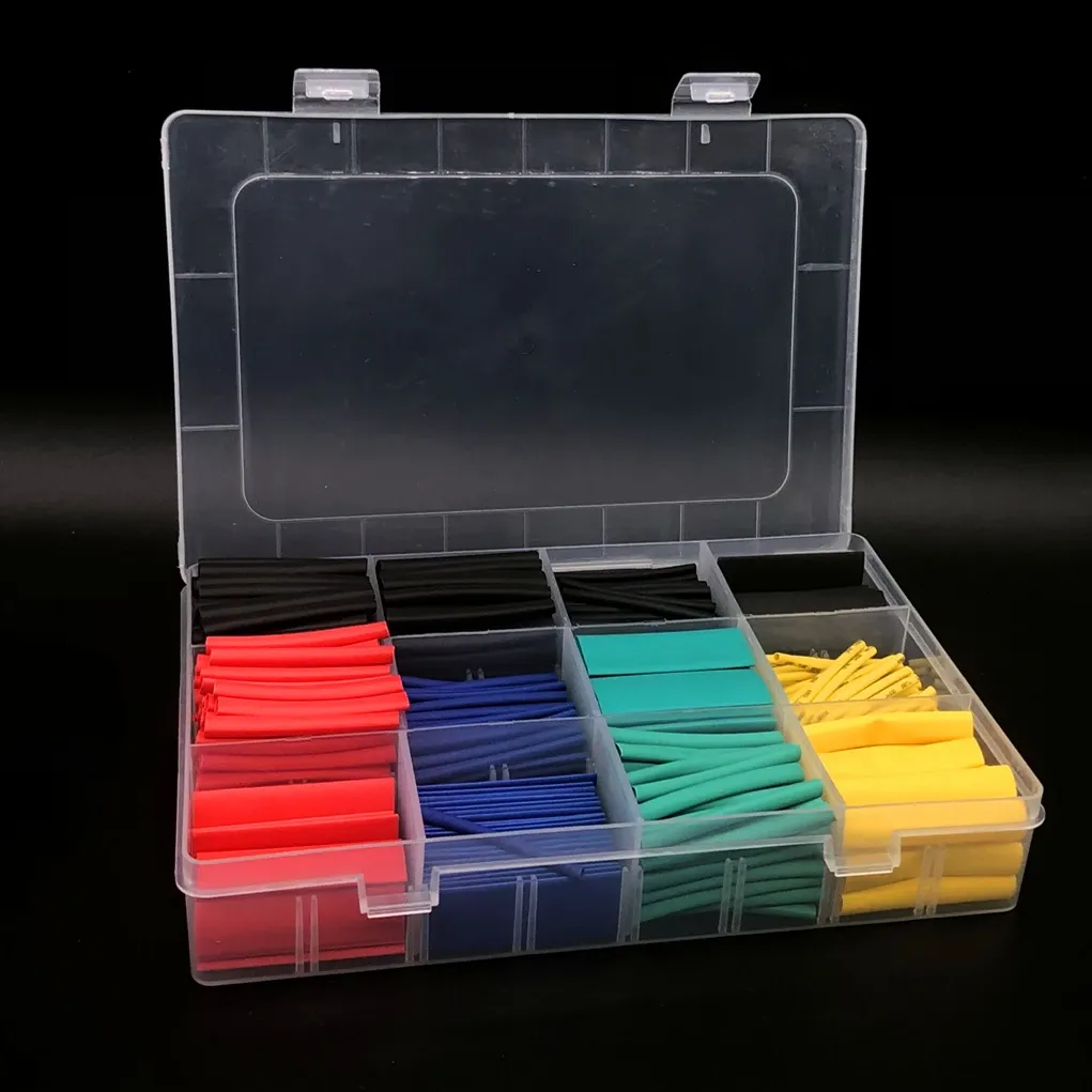 Assorted Heat Shrink Tubing Kit 127-750pcs - Flame Retardant Polyolefin Wire Cable Insulation Sleeving for Electrical Connections showcase 8
