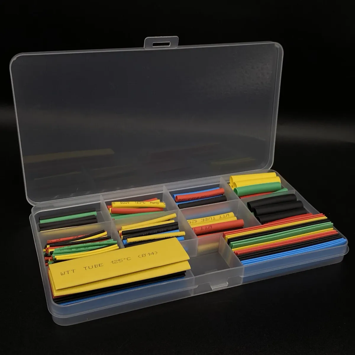 Assorted Heat Shrink Tubing Kit 127-750pcs - Flame Retardant Polyolefin Wire Cable Insulation Sleeving for Electrical Connections showcase 2