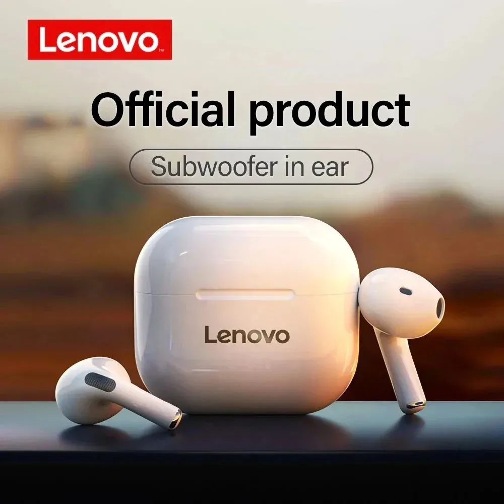LP40 Bluetooth V5.0 Earphones Wireless Earbuds, Anti-sweat Lightweight Headphones for Smart Phone, Laptop, Computer - Perfect for Calls and Music thumbnail 2