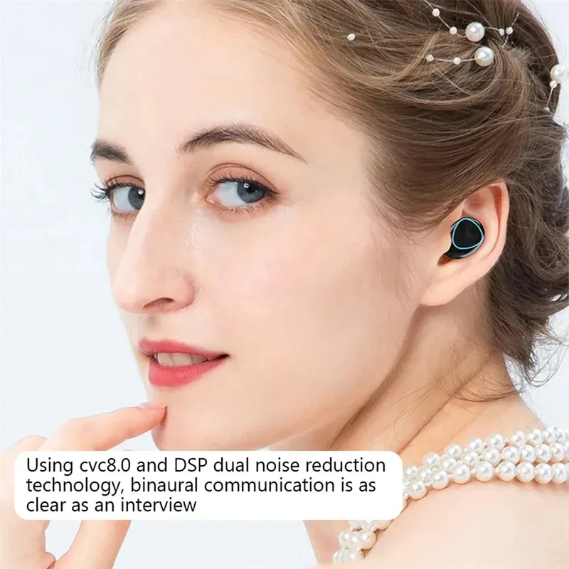 M10 Original Wireless Bluetooth Headphones with Mic, LED Display Earbuds & Charger Box - True Wireless Stereo Earphones for Calls & Music showcase 13