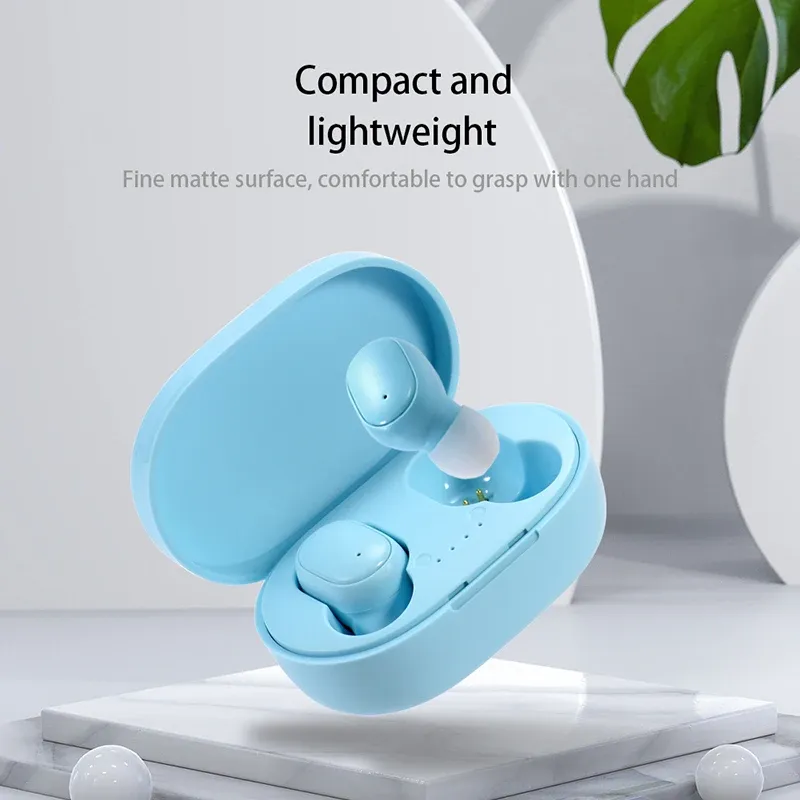 Original A6S TWS Wireless Earbuds Bluetooth 5.0 Headphones with Charging Case, Sport Stereo In-Ear Earphones for Xiaomi, Huawei, iPhone thumbnail 4