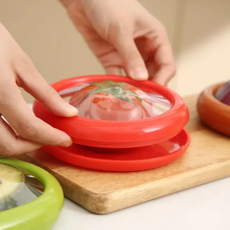 Reusable Fruit Saver Box with Retractable Film Lid - Kitchen Storage Container for Fresh Produce, Reduces Waste, Easy Seal & Clean showcase 7