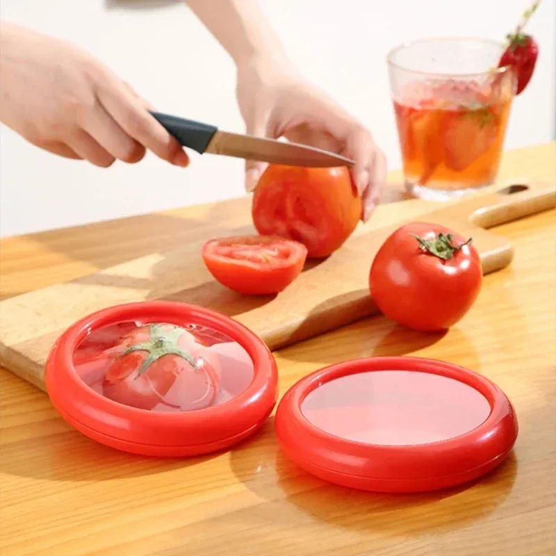 Reusable Fruit Saver Box with Retractable Film Lid - Kitchen Storage Container for Fresh Produce, Reduces Waste, Easy Seal & Clean showcase 3
