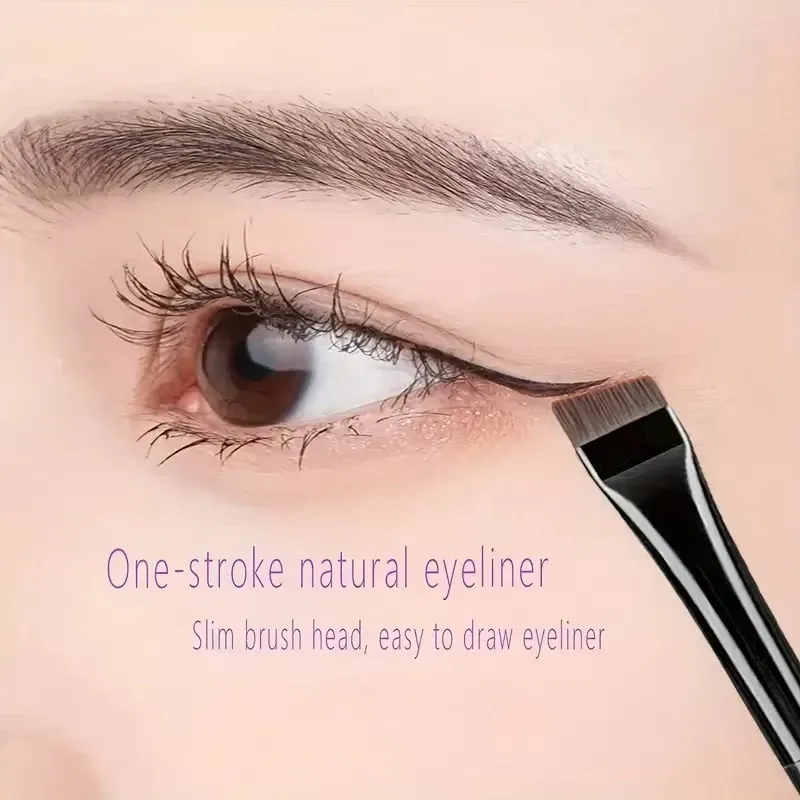 3-Piece Professional Makeup Brush Set: Sickle Eyeliner, Fine Angled Eyebrow, Ultra-Fine Eyeshadow Brushes for Precision Application showcase 9