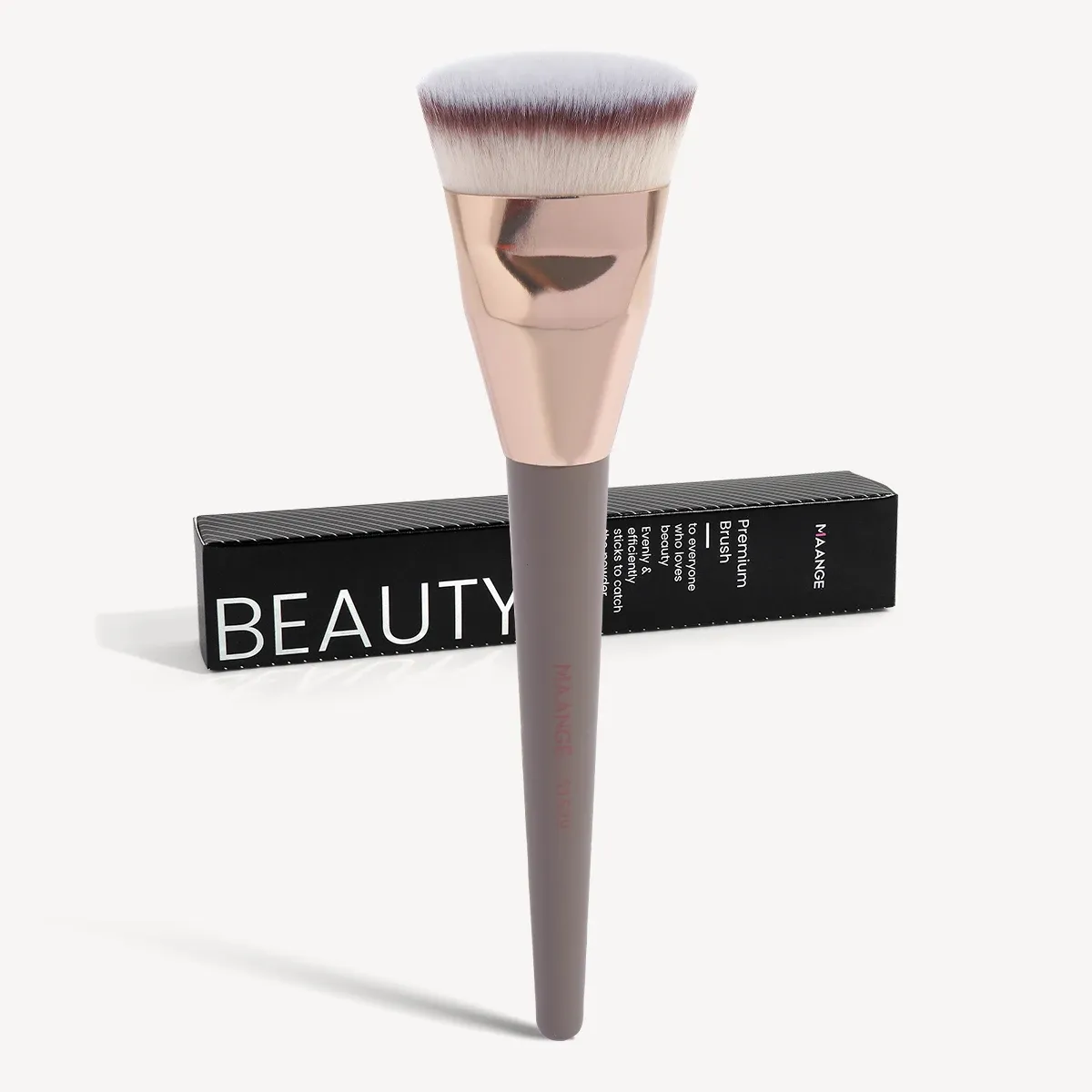 MAANGE Flat Top Foundation Brush with Box - Synthetic Hair, Skin-Friendly, Portable Makeup Tool for Powder, Blush, Concealer - Professional Kabuki Blending showcase 13