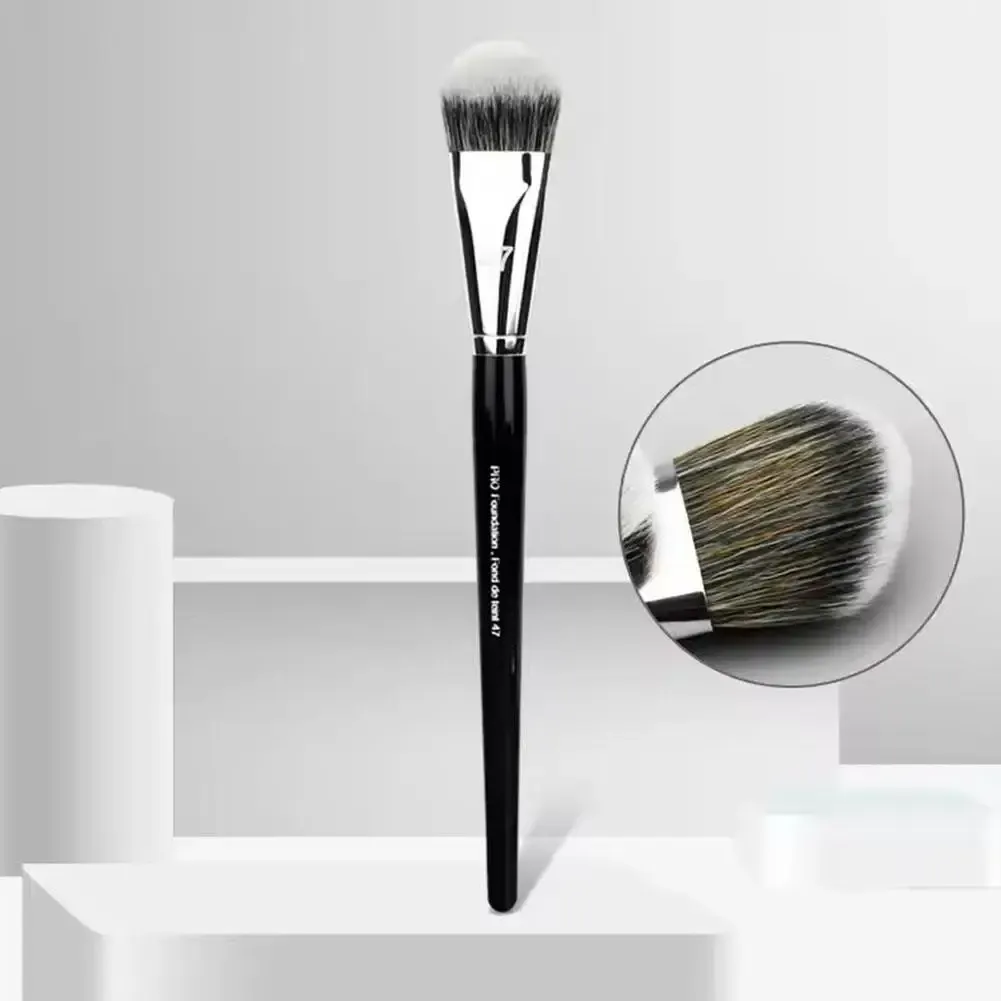 Sephora No.47 Bevel Angle Foundation Brush Set - Professional Makeup Tool for Liquid BB Cream, 1/3/5/10PCS Options, Soft Synthetic Fiber Bristles for Flawless Application showcase 1
