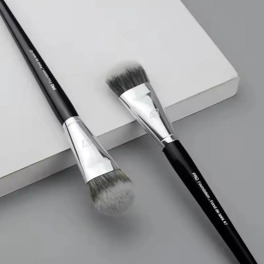 Sephora No.47 Bevel Angle Foundation Brush Set - Professional Makeup Tool for Liquid BB Cream, 1/3/5/10PCS Options, Soft Synthetic Fiber Bristles for Flawless Application thumbnail 4