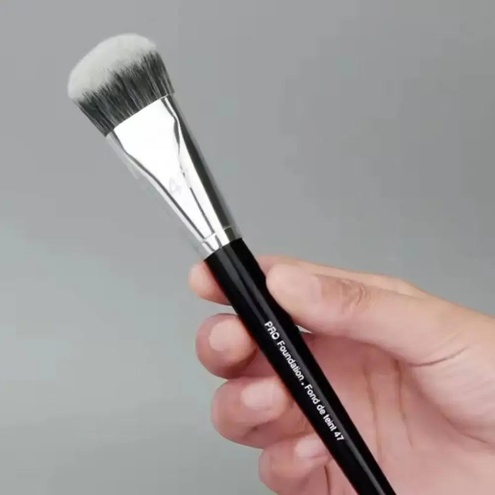 Sephora No.47 Bevel Angle Foundation Brush Set - Professional Makeup Tool for Liquid BB Cream, 1/3/5/10PCS Options, Soft Synthetic Fiber Bristles for Flawless Application thumbnail 5
