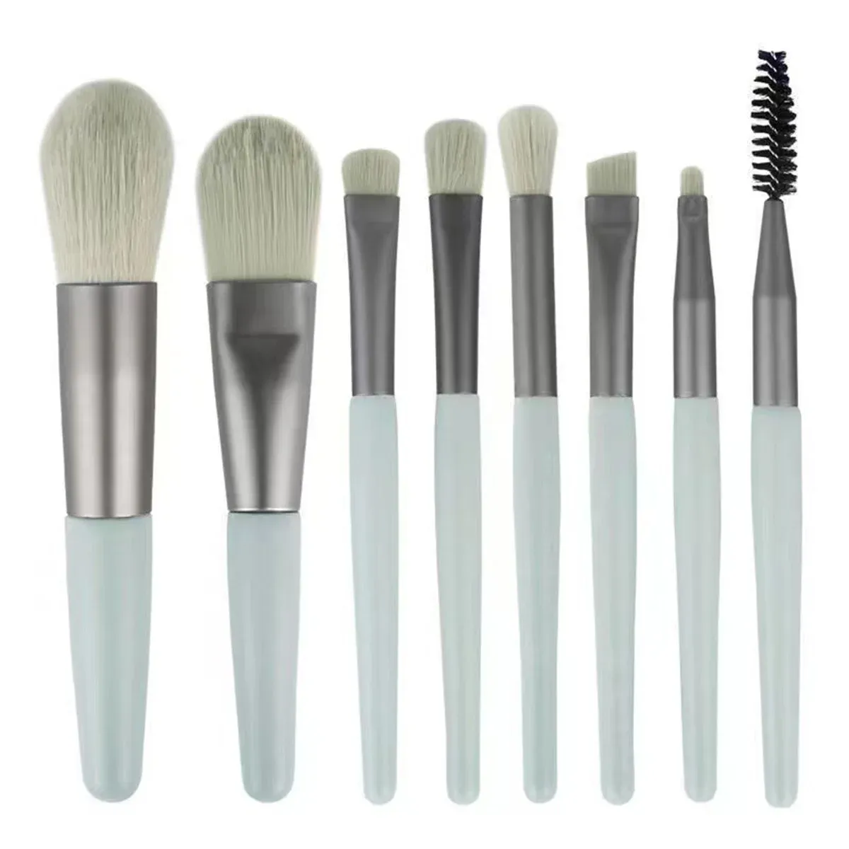 8Pcs Soft Fluffy Makeup Brushes Set for Foundation, Blush, Powder, Eyeshadow - Professional Kabuki Blending Beauty Tool Kit showcase 6
