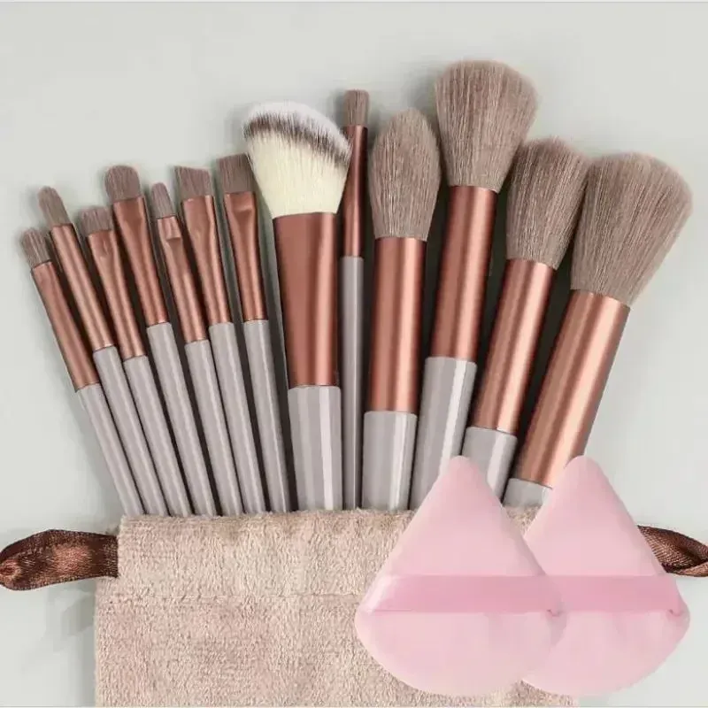 Professional Vegan Makeup Brush Set: 5-Piece Soft Kabuki & Blending Tools for Flawless Foundation, Contour, and Baking Application - Cruelty-Free Salon Quality showcase 10