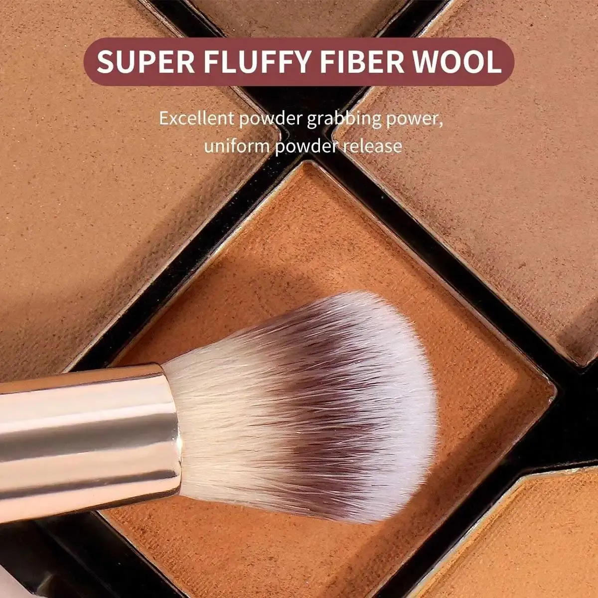 4pcs Dual-Ended Makeup Brush Set with Box | Wool Fiber Foundation, Powder, Blush, Eyeshadow Brushes | Beginner Travel Kit | Chemical-Free showcase 9