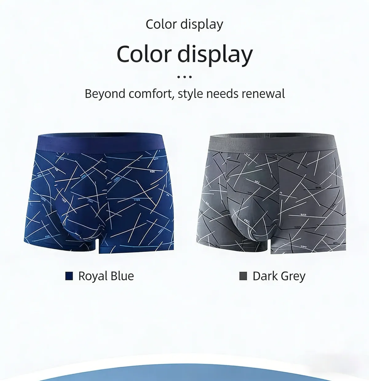 4pcs Men's Underwear Boxer Briefs - Comfortable Soft Fashionable Daily Print Sporty Breathable Intimate Apparel showcase 6