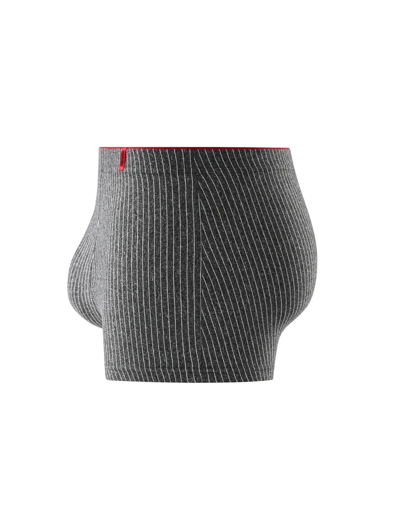 4-Pack Men's Striped Boxer Briefs - Soft, Breathable, Comfortable Cotton Underwear for Casual Everyday Wear thumbnail 2