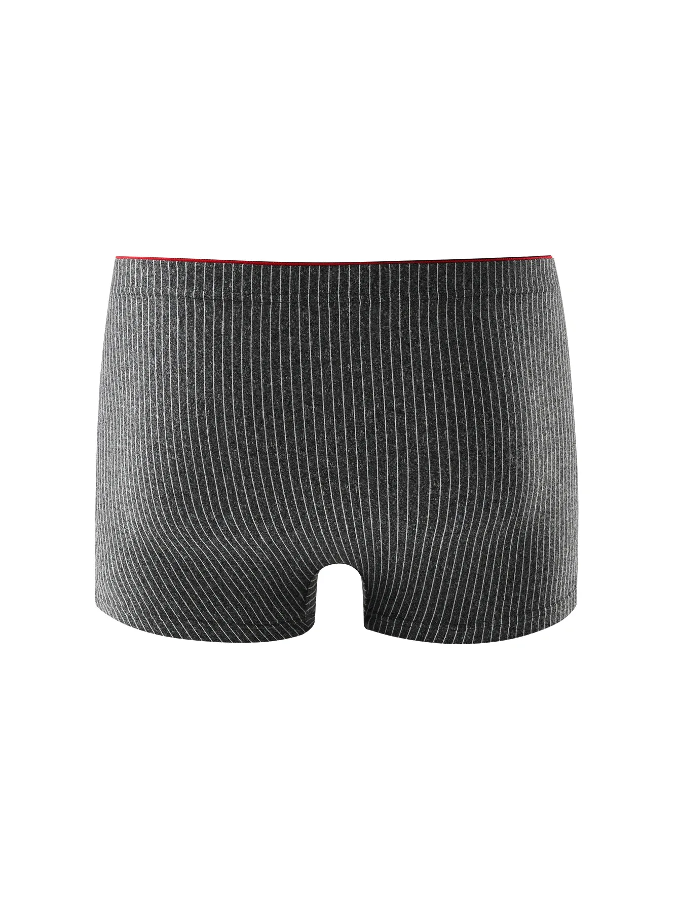 4-Pack Men's Striped Boxer Briefs - Soft, Breathable, Comfortable Cotton Underwear for Casual Everyday Wear thumbnail 4
