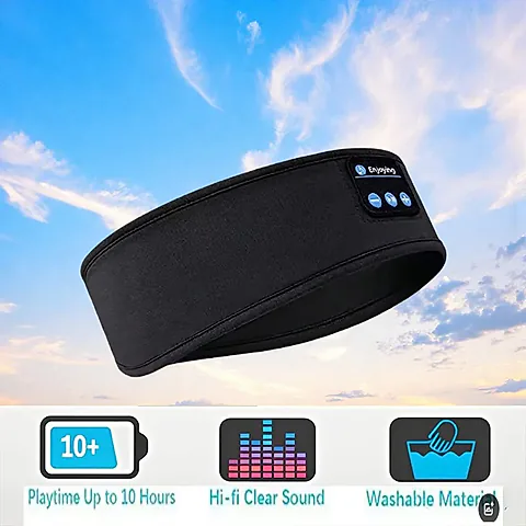 Wireless Bluetooth Sleep Headband with Eye Mask - Soft Music Headset for Sleeping, Sports, Yoga, Running