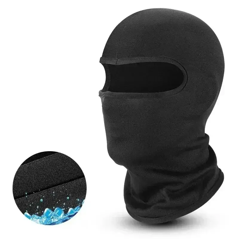 Summer Tactical Balaclava Face Mask Cooling Neck Gaiter for Men & Women, Sun Protection Hiking Cycling Motorcycle Helmet Hood, Breathable Lightweight Scarf thumbnail 1