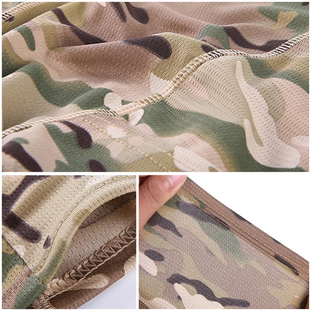 Camouflage Balaclava Full Face Mask for Outdoor Sports - Ideal for Cycling, Hunting, Hiking, Skiing, and Motorcycle Helmet Inner Cap - Image 5