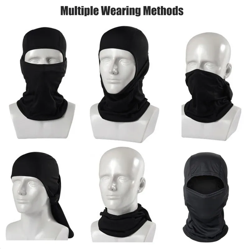 Camouflage Balaclava Full Face Mask for Outdoor Sports - Ideal for Cycling, Hunting, Hiking, Skiing, and Motorcycle Helmet Inner Cap - Image 6