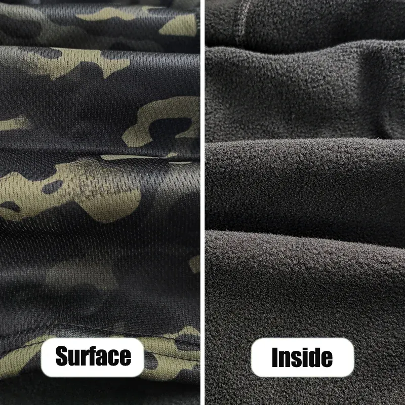 Winter Camouflage Fleece Balaclava Full Face Mask - Cold Proof Ski, Cycling, Motorcycle Helmet Liner for Outdoor Activities thumbnail 3