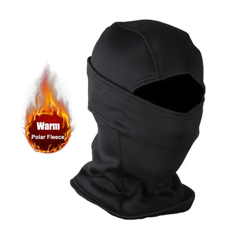 Winter Camouflage Fleece Balaclava Full Face Mask - Cold Proof Ski, Cycling, Motorcycle Helmet Liner for Outdoor Activities thumbnail 5