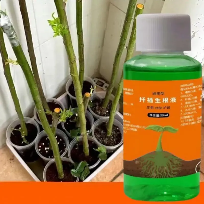 Fast Rooting Nutrient Liquid Stimulator for Plants - Rapid Root Growth Supplement, Strengthens Roots, Stems, Leaves, Enhances Nutrient Uptake - Garden Plant Care thumbnail 1