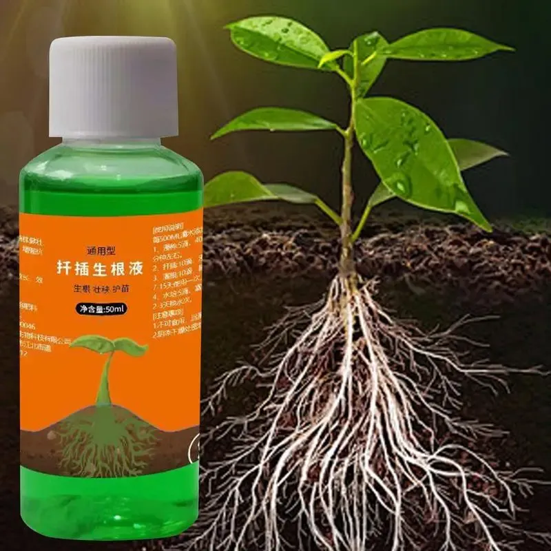 Fast Rooting Nutrient Liquid Stimulator for Plants - Rapid Root Growth Supplement, Strengthens Roots, Stems, Leaves, Enhances Nutrient Uptake - Garden Plant Care thumbnail 4