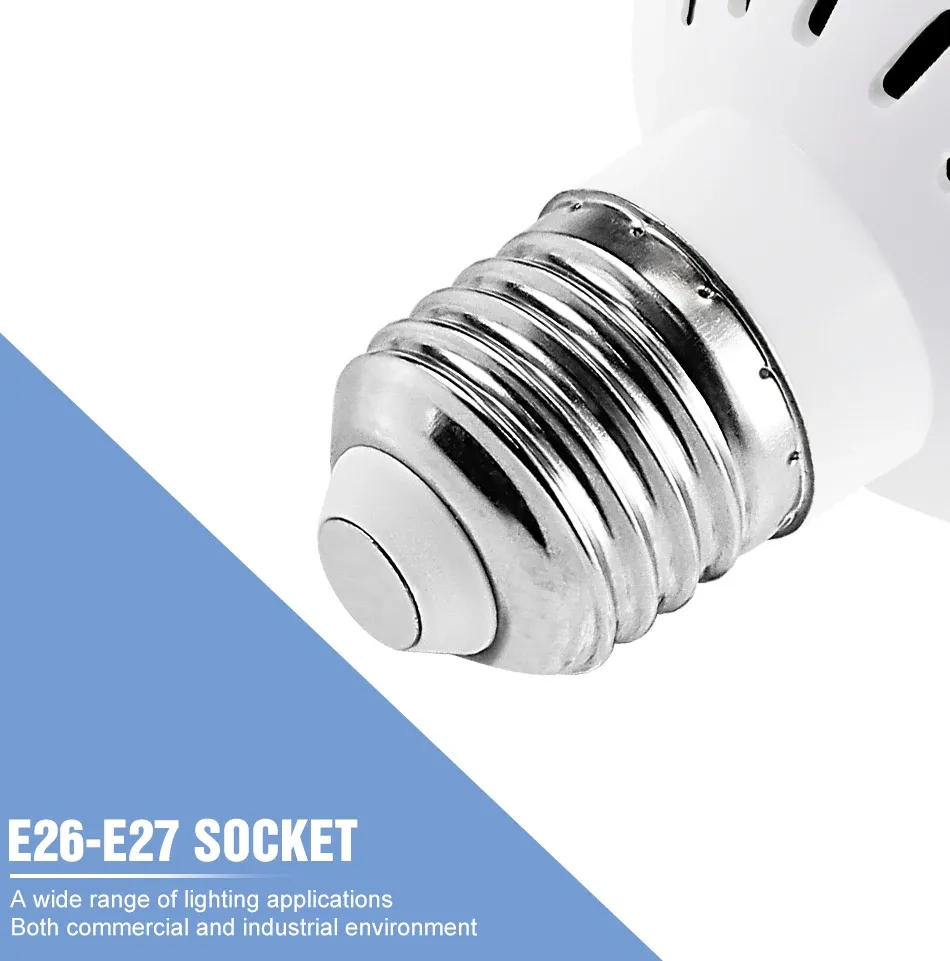 Full Spectrum LED Grow Light Bulb E27 Base 126/200/300 LEDs for Indoor Plants, Hydroponics, Seeds, Flowering - Efficient Heat Dissipation, 20000hr Lifespan showcase 3